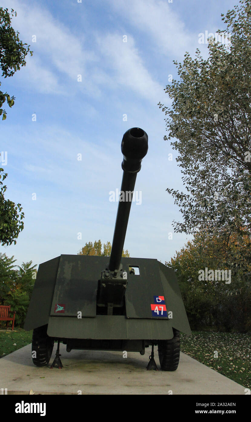Breville , Normandia 09/10/2017. Ponte Pegasus. Il cimitero di Ranville in Normandia è il luogo del riposo finale prevalentemente di soldati britannici uccisi in t Foto Stock