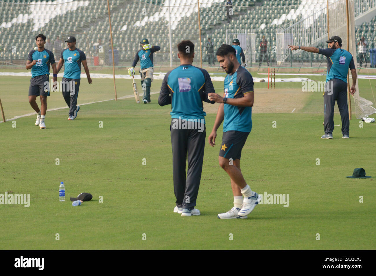 Lahore, Pakistan. 04 ott 2019. Nazionale pakistana di cricket ai