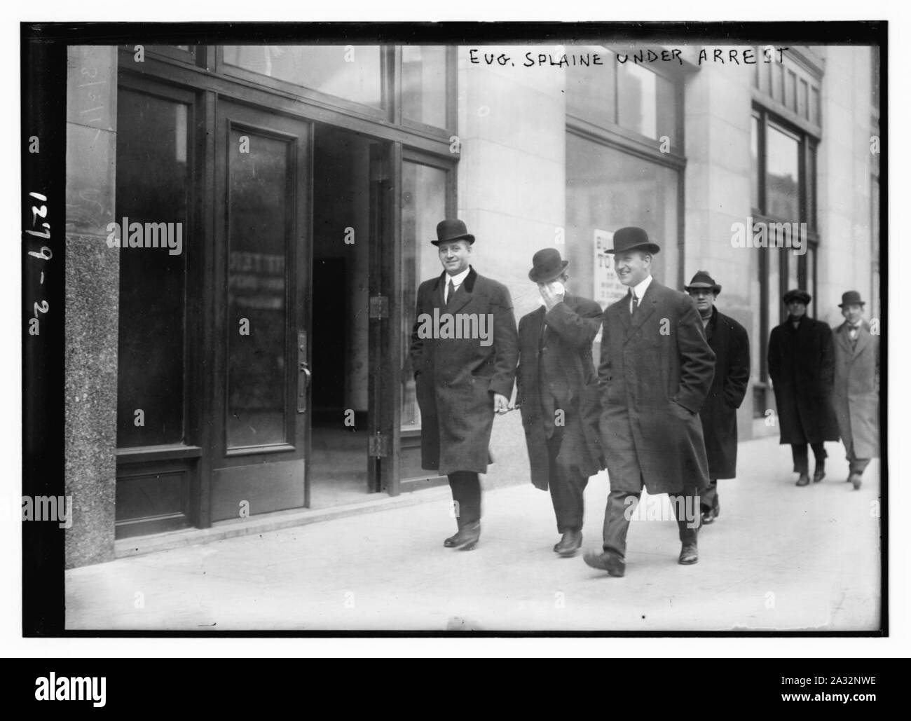 Eugene Splaine sotto arresto Foto Stock