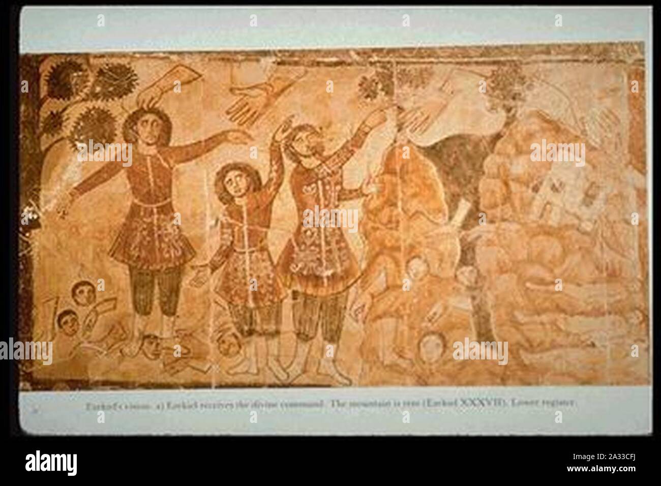 Visione Ezekiels Ezechiele riceve il comando divino. Foto Stock