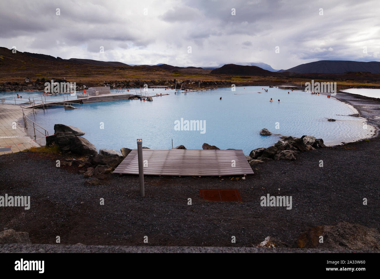 Myvatn hot springs, Islanda Foto Stock