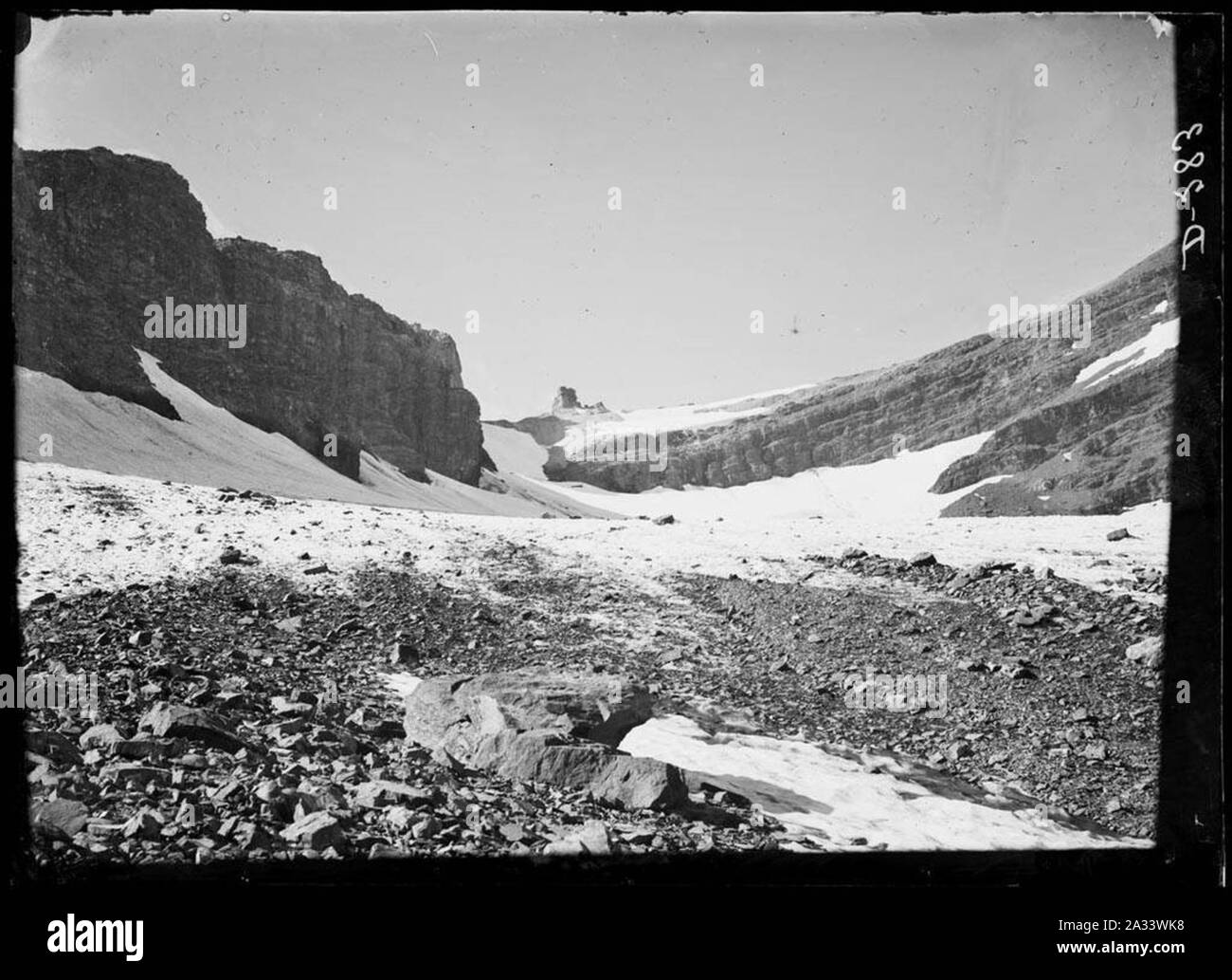 Falsa Bretxa des del coll de Sarradets. Foto Stock