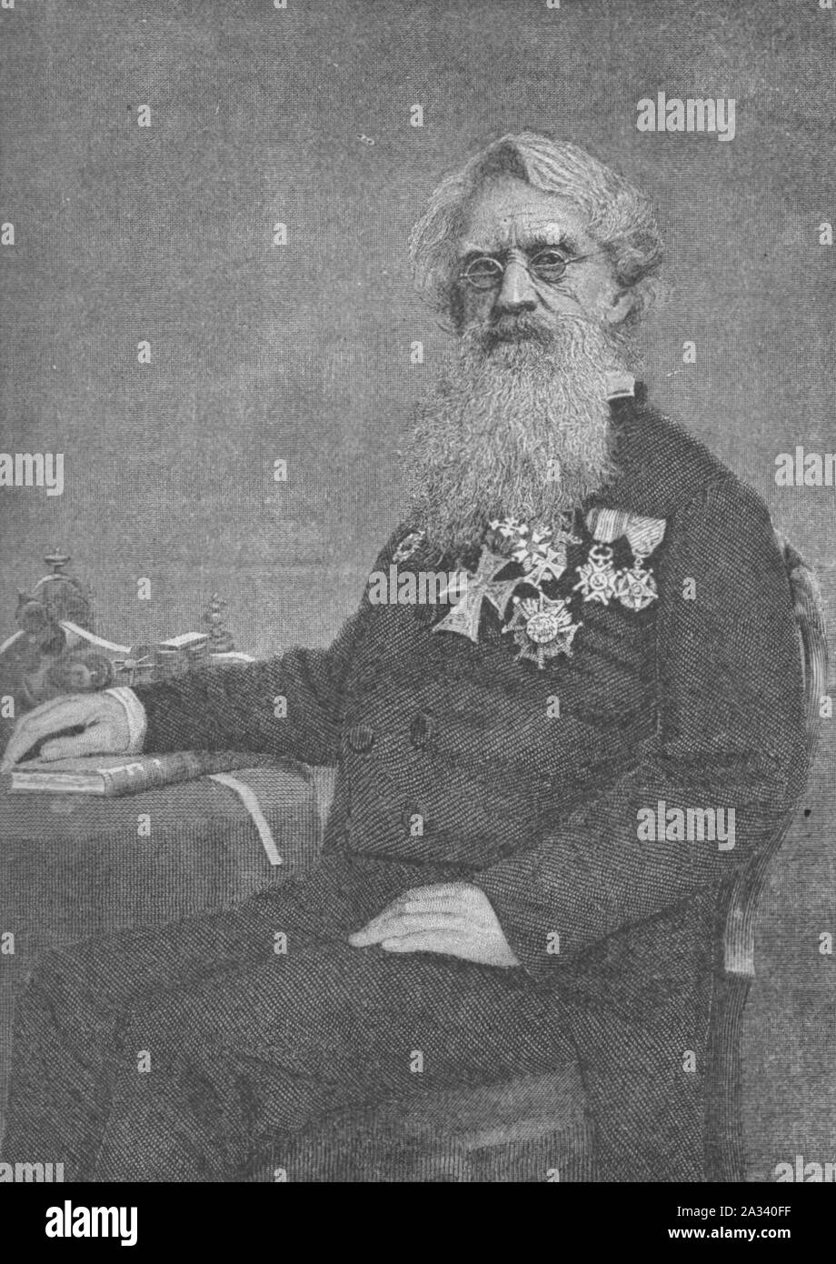 Famoso-uomini-scienza-morse-1200-scala1000. Foto Stock