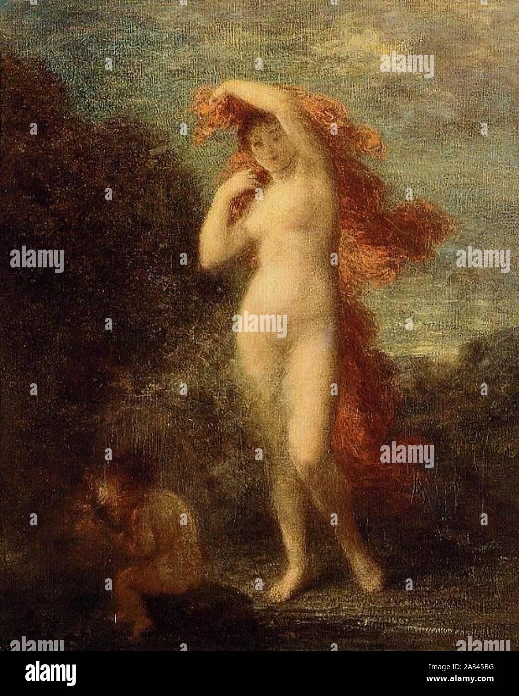 Henri Fantin-Latour Venere e Amore. Foto Stock