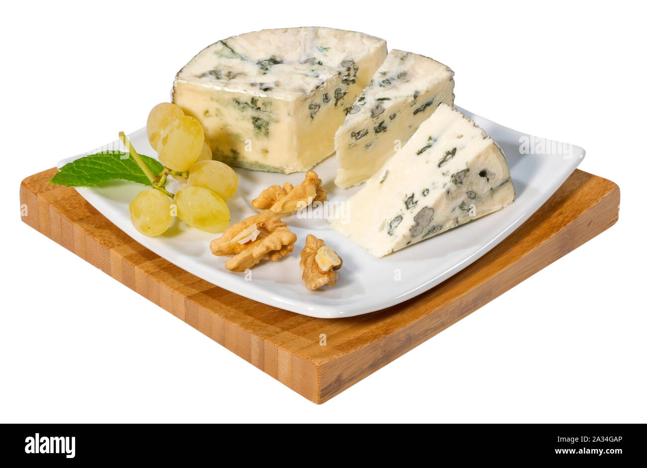 Francese di formaggio blu Foto Stock