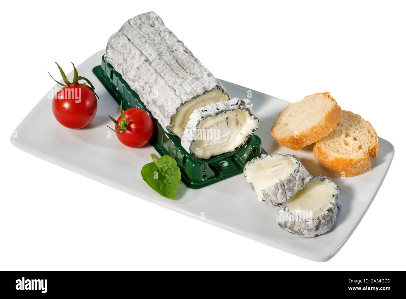 Formaggio francese specialty-Siante-Maure Foto Stock