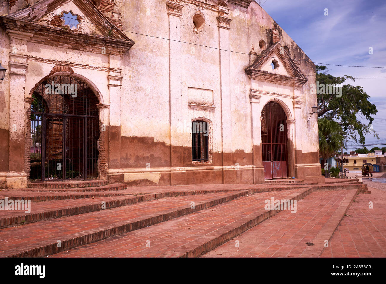 Santa Ana Chiesa rovina in Trinidad, Cuba Foto Stock