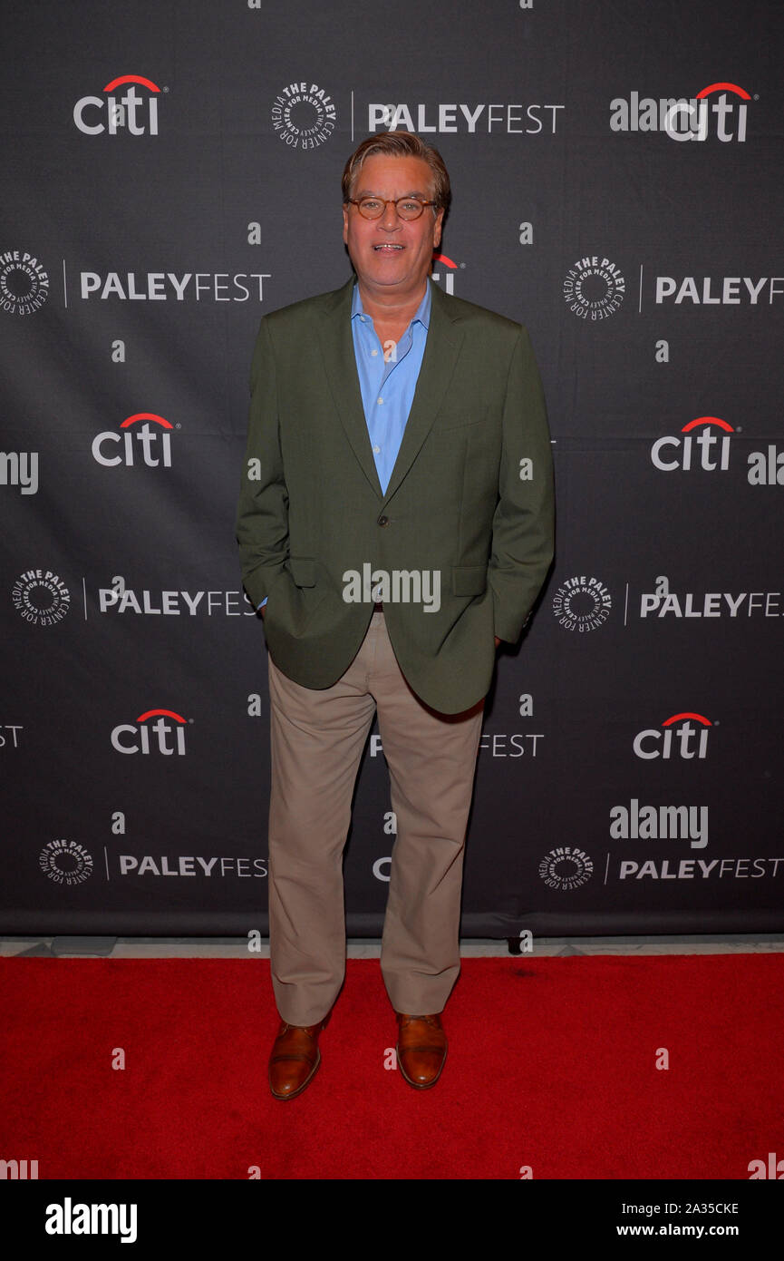 New York, Stati Uniti. 05 ott 2019. Aaron Sorkin assiste il PaleyFest New York apertura notturna presenta l'ala ad ovest, a guardare indietro con Aaron Sorkin al Paley Centre for Media in New York City. Credito: SOPA Immagini limitata/Alamy Live News Foto Stock