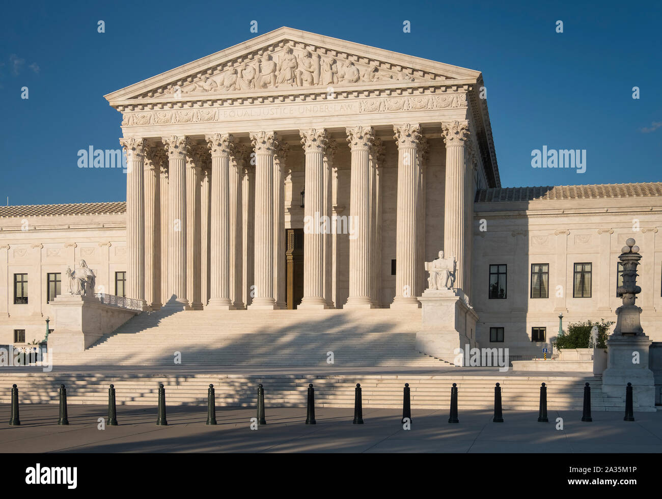 Suprema Corte Edificio, Capitol Hill, Washington DC, Stati Uniti d'America Foto Stock