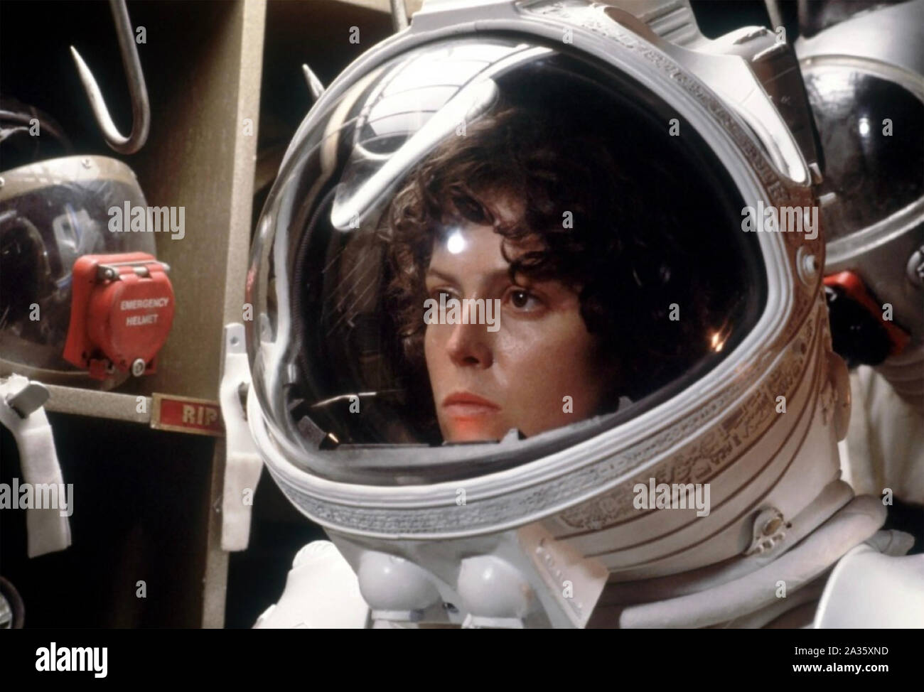 ALIEN 1979 Twentieth Century Fox Film con Sigourney Weaver Foto Stock