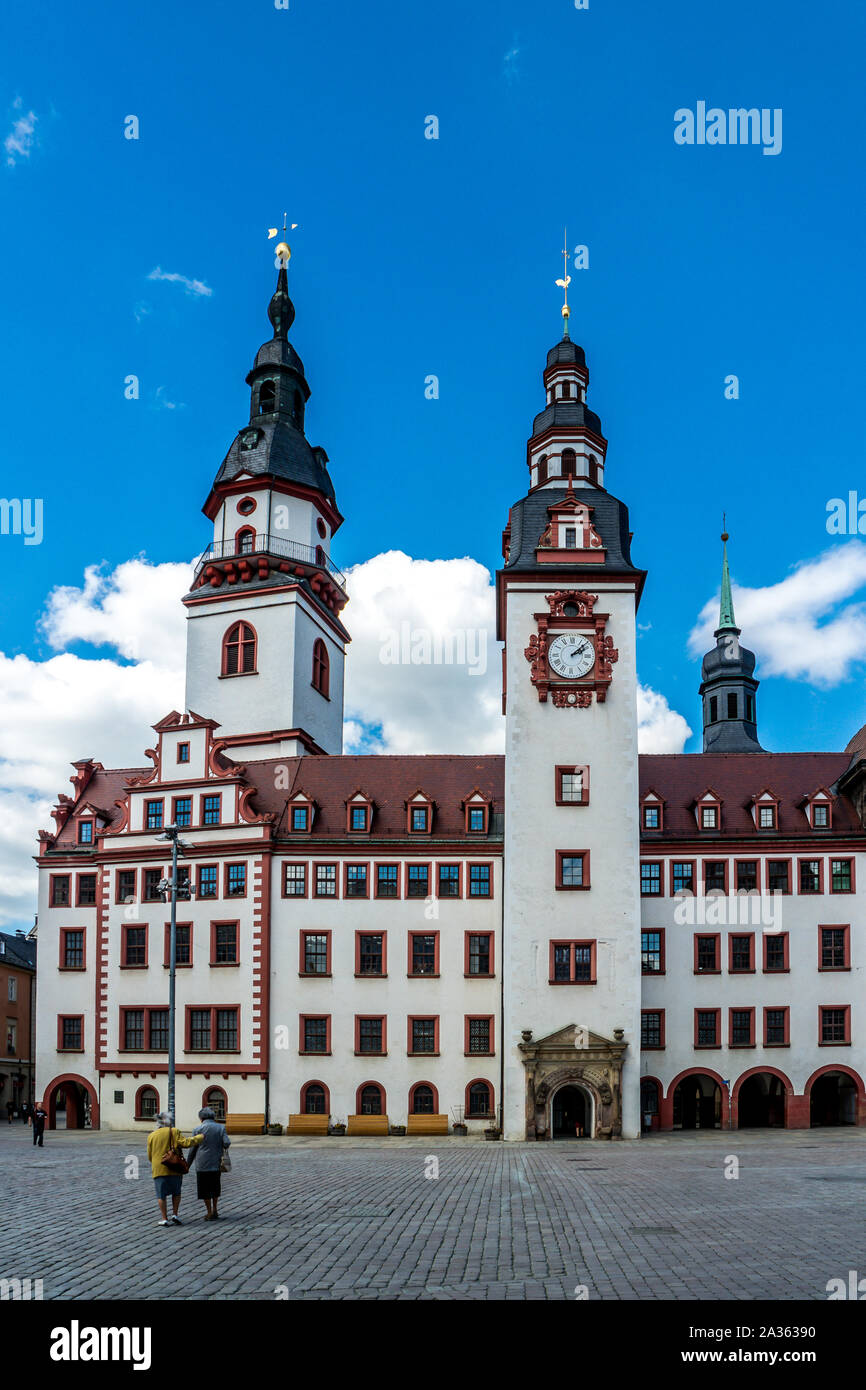 Chemnitz City Hall Foto Stock