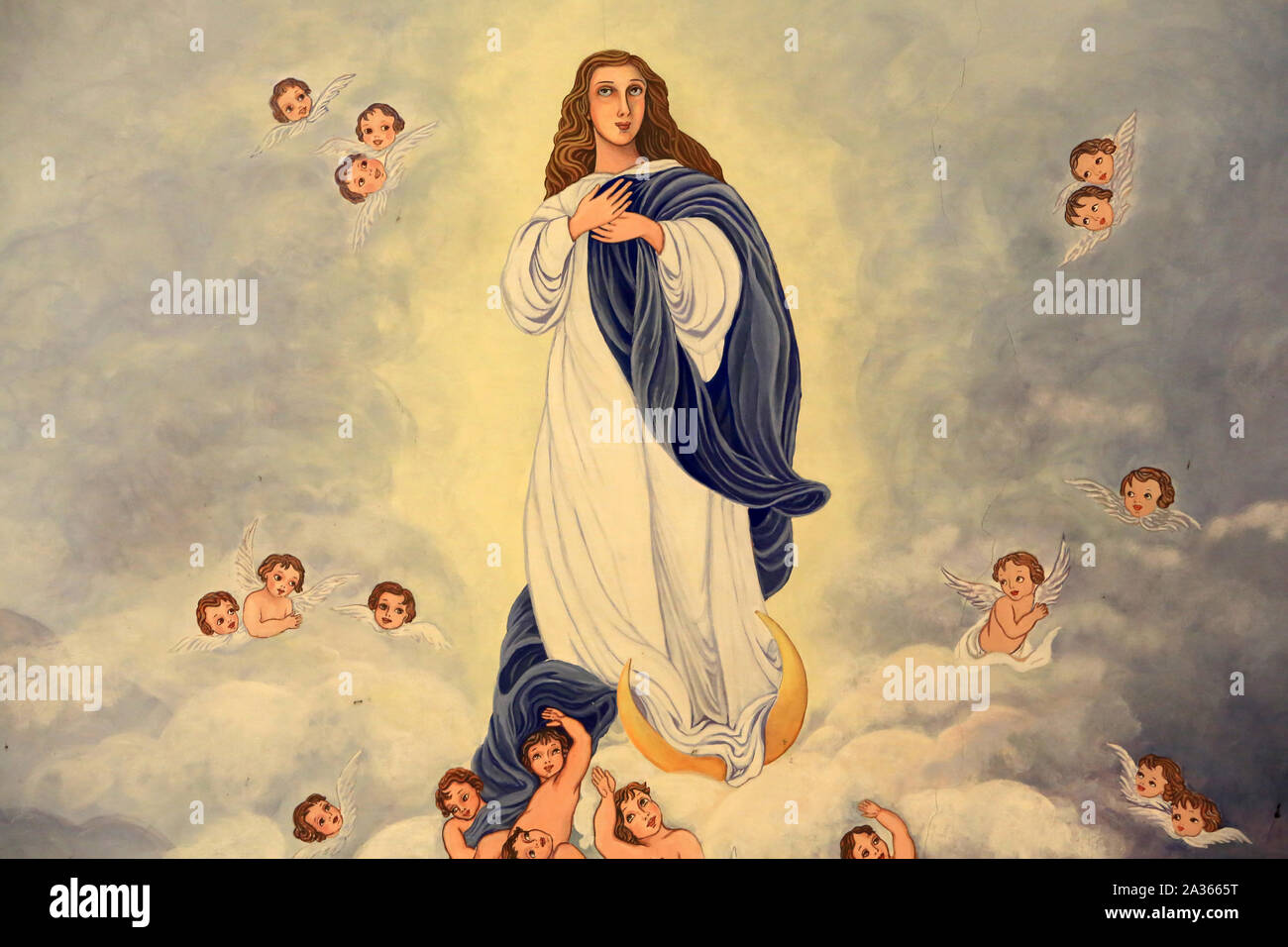 Assunzione della vergine maria al cielo immagini e fotografie stock ad