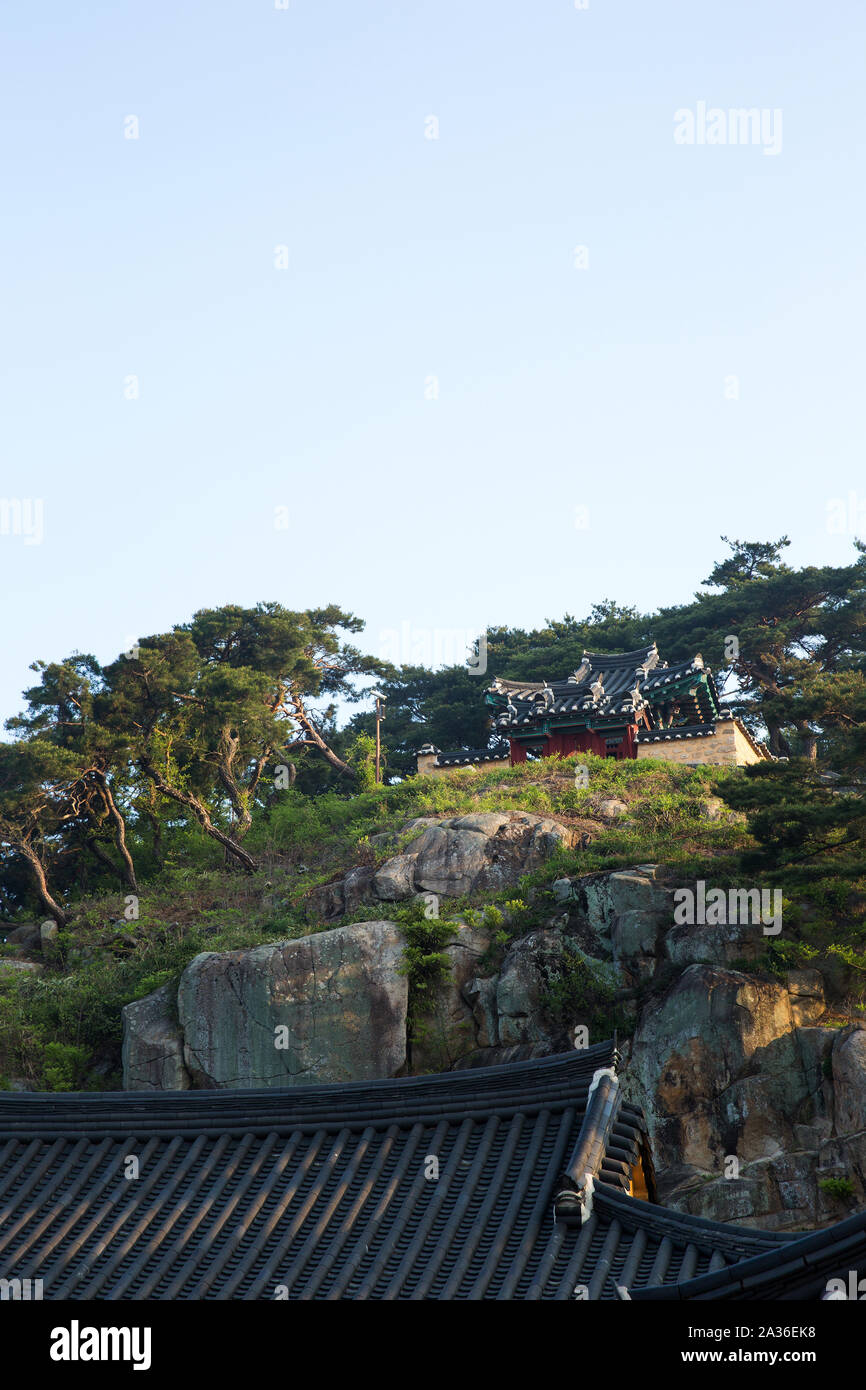 Pyoam è un bene culturale di La Silla Dynasty in Gyeongju, Corea. Foto Stock