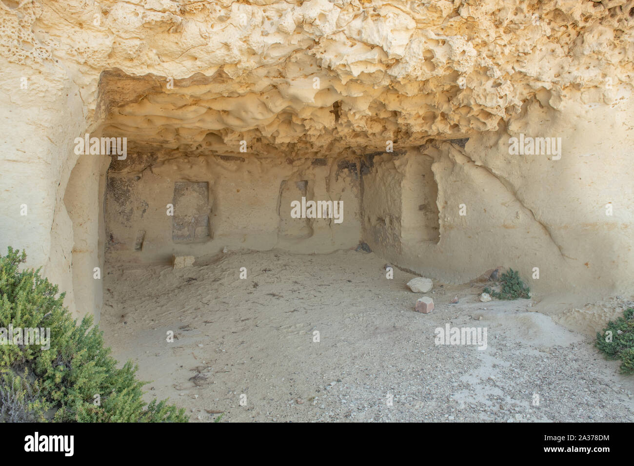 Wardija tempio punico, Gozo, Malta, ottobre 2019 Foto Stock