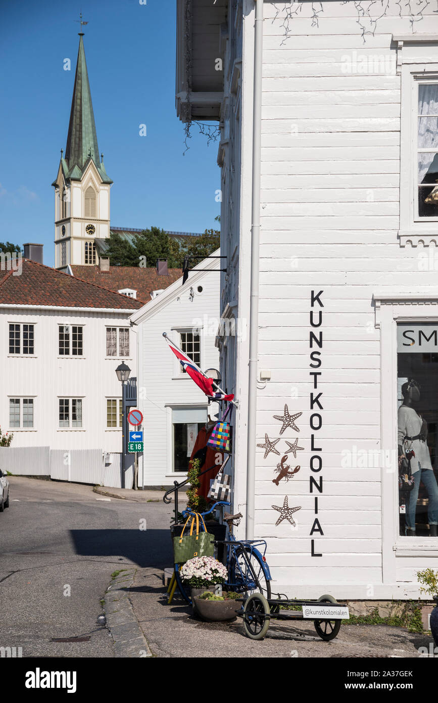 Lillesand, Norwegen, Europa Foto Stock