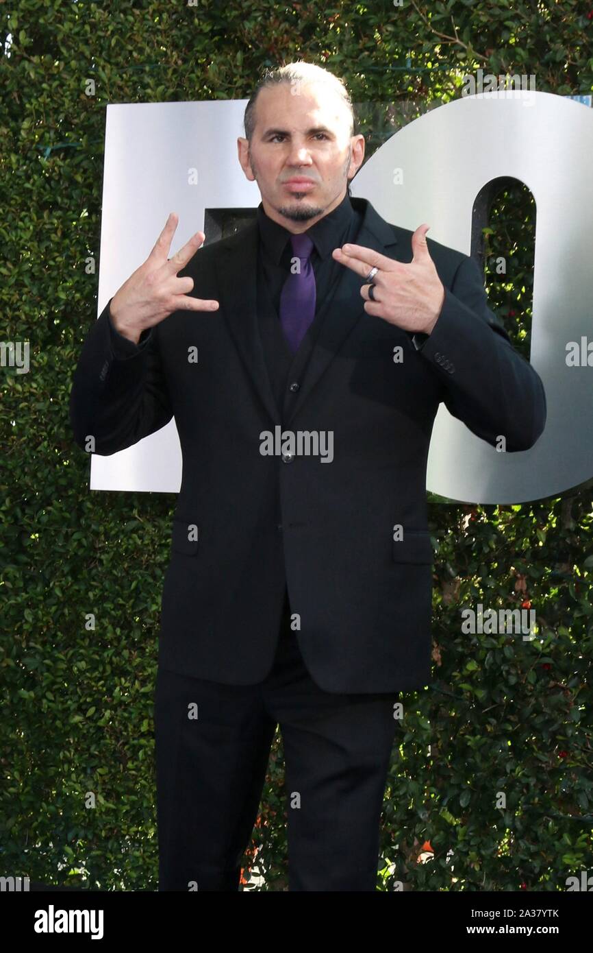 Matt Hardy presso gli arrivi per WWE ventesimo anniversario di SmackDown Premiere, STAPLES Center di Los Angeles, CA Ottobre 4, 2019. Foto di: Priscilla concedere/Everett Collection Foto Stock