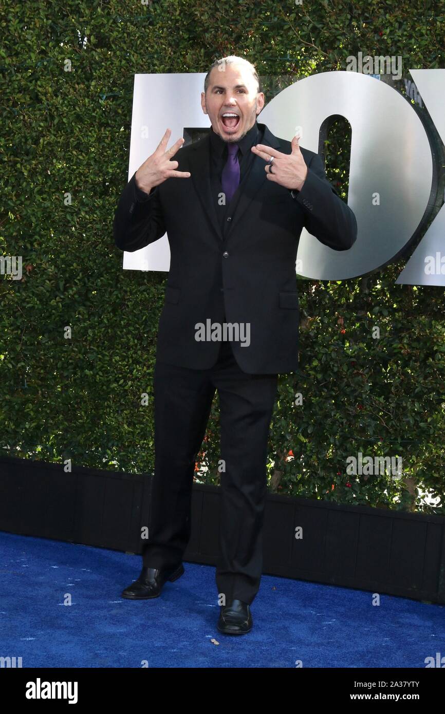 Matt Hardy presso gli arrivi per WWE ventesimo anniversario di SmackDown Premiere, STAPLES Center di Los Angeles, CA Ottobre 4, 2019. Foto di: Priscilla concedere/Everett Collection Foto Stock