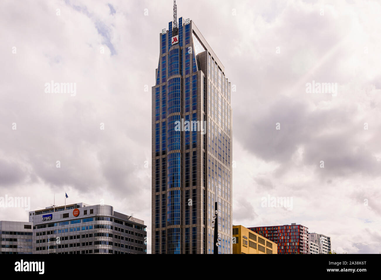 Marriott Hotel Rotterdam Central, Rotterdam, Paesi Bassi Foto Stock