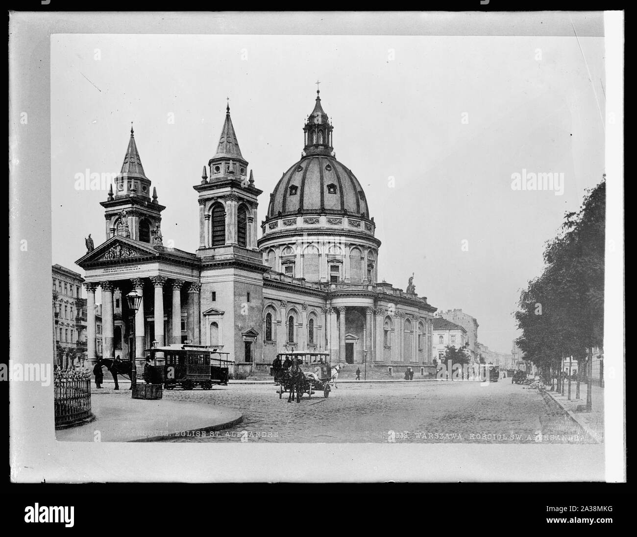 La Russia, Varsavia. Chiesa di Alexander Foto Stock