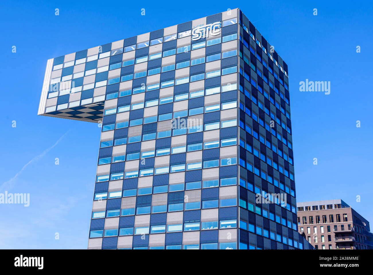 Ufficio moderno per la formazione marittima azienda STC, Schiehaven, Rotterdam, Paesi Bassi Foto Stock