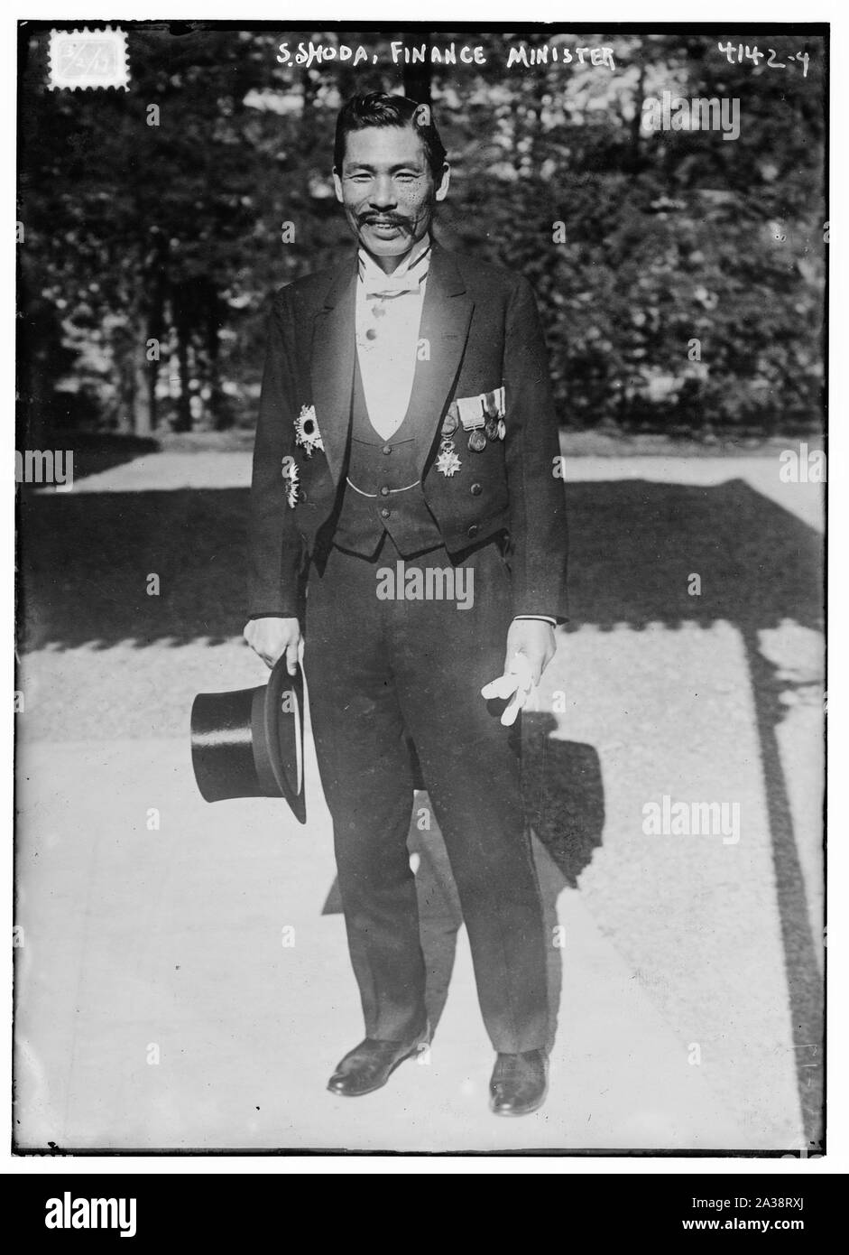 S. Shoda, Ministro delle finanze Foto Stock