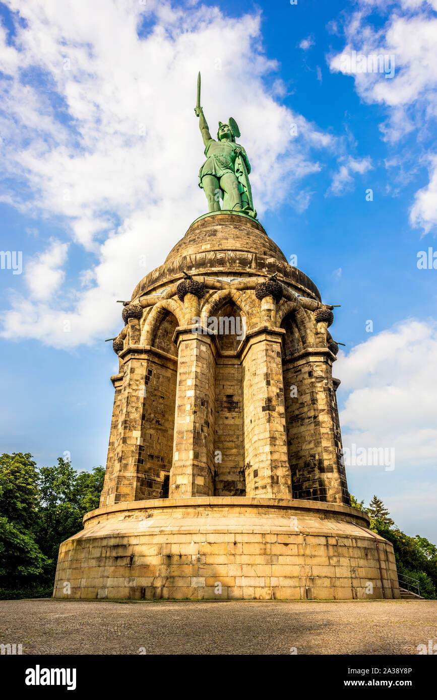 Il Hermannsdenkmal in Germania Foto Stock