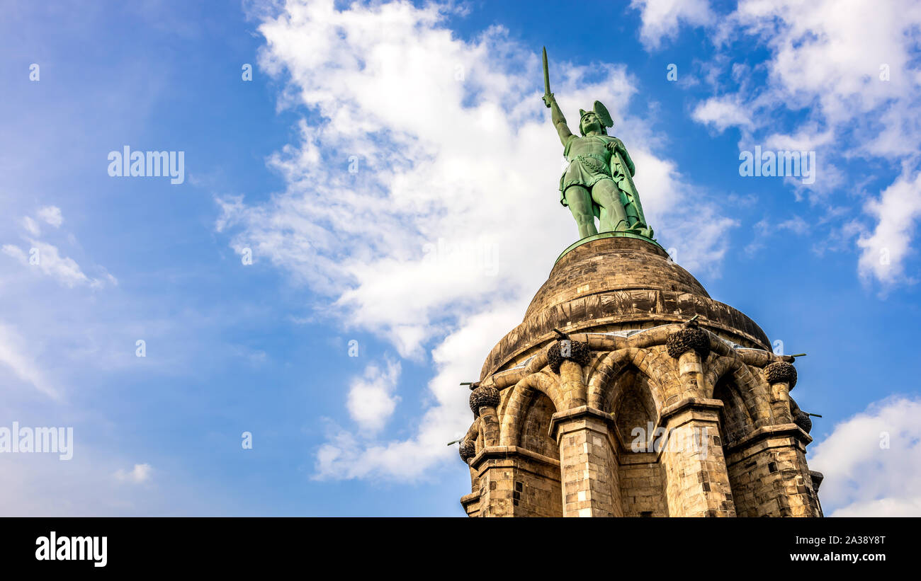 Il Hermannsdenkmal in Germania Foto Stock