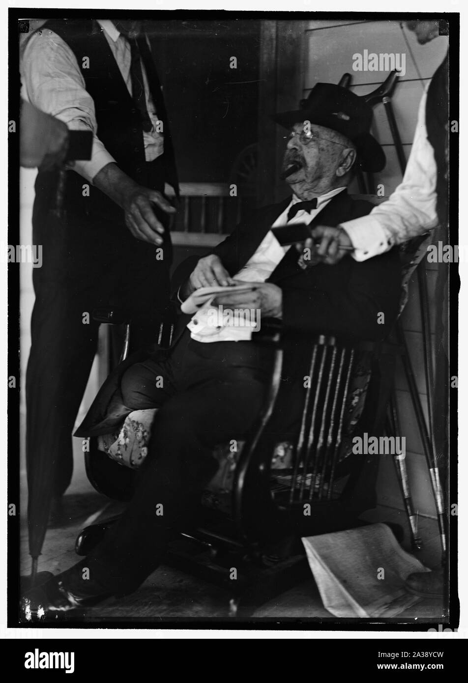 Falcetti, DANIEL EDGAR. Il maggiore generale, U.S.A. G.A.R. Veterano. GETTYSBURG REUNION Foto Stock