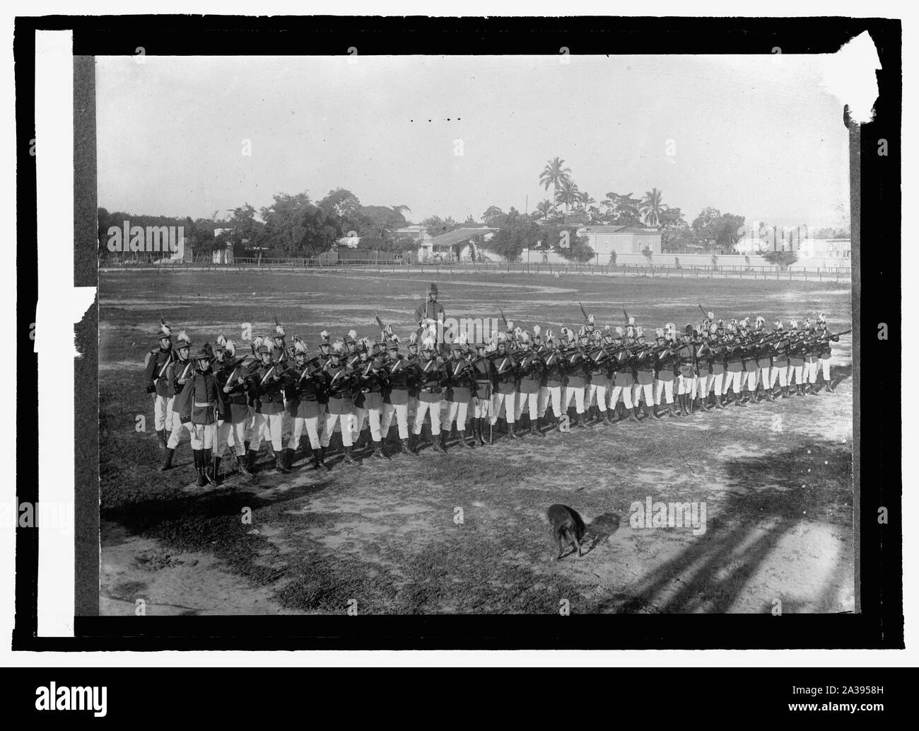 Salvador. Cadetti della Escuela Polytecnia San Salvador Foto Stock