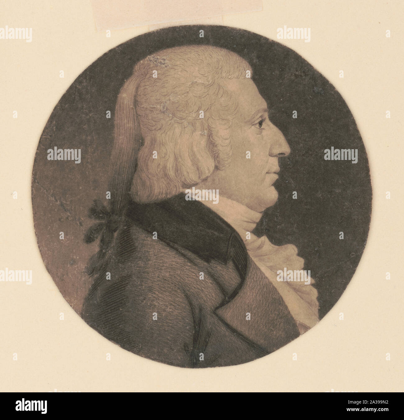 Prelievo di Sansone, Jr., testa e spalle ritratto, Profilo destro Foto Stock