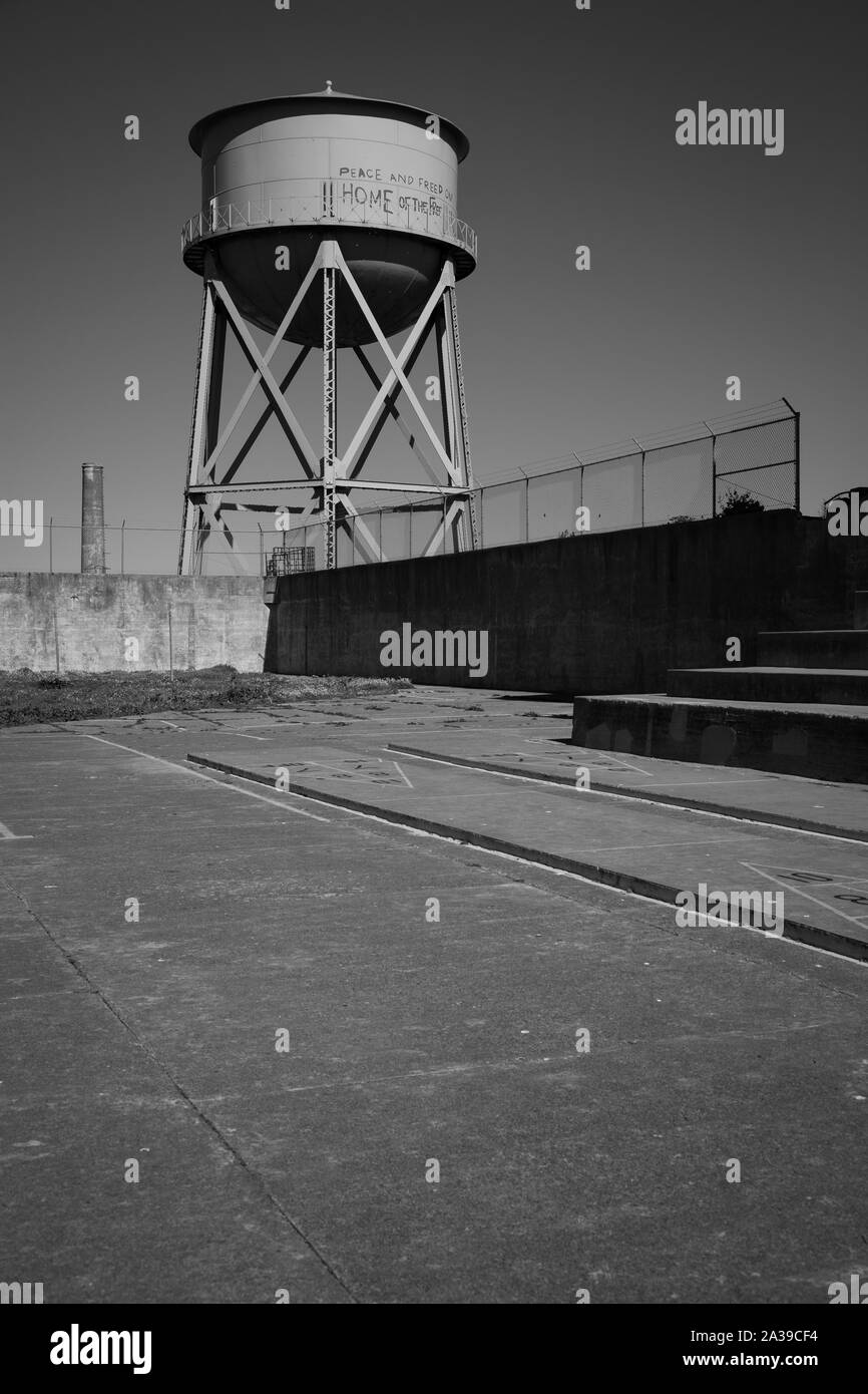 Dettagli di Alcatraz, CALIFORNIA, STATI UNITI D'AMERICA Foto Stock