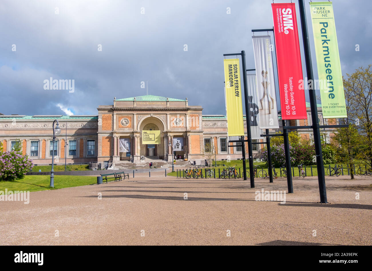 Copenhagen, Danimarca - 04 Maggio 2019: Statens Museum Kunst, noto anche come SMK è una galleria nazionale della Danimarca Foto Stock