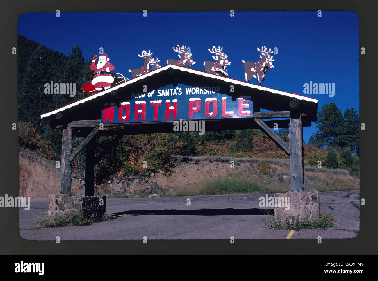 Workshop Santa, Cascata, Colorado Foto Stock