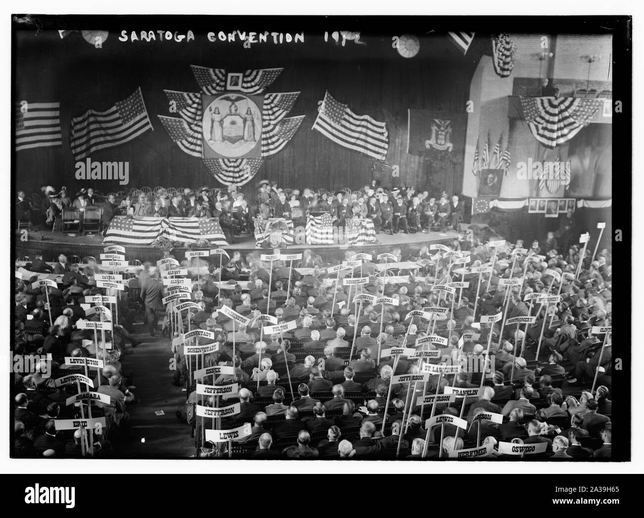 Saratoga, 1912 Convenzione Foto Stock