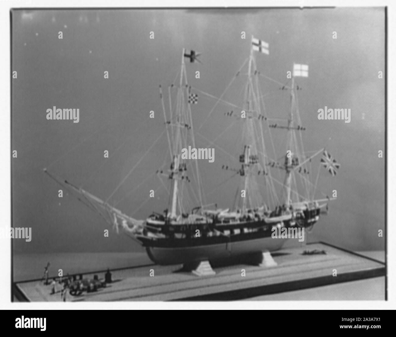 I marinai della banca per il risparmio, 74 Wall Street, New York City, modelli di navi. Foto Stock