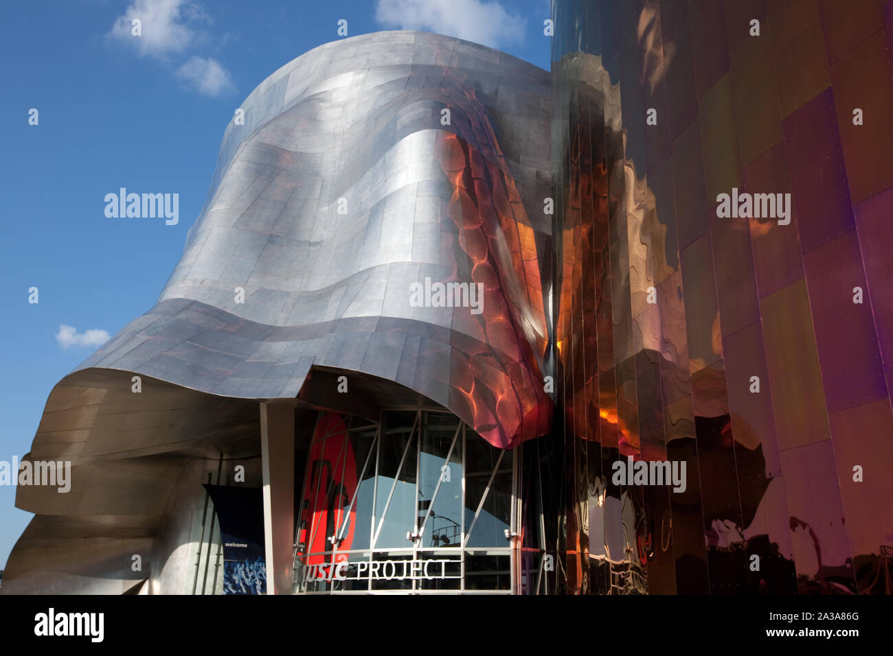 SFM) è un museo dedicato alla storia e di esplorazione sia di musica popolare e fantascienza si trova a Seattle, Washington.; Foto Stock