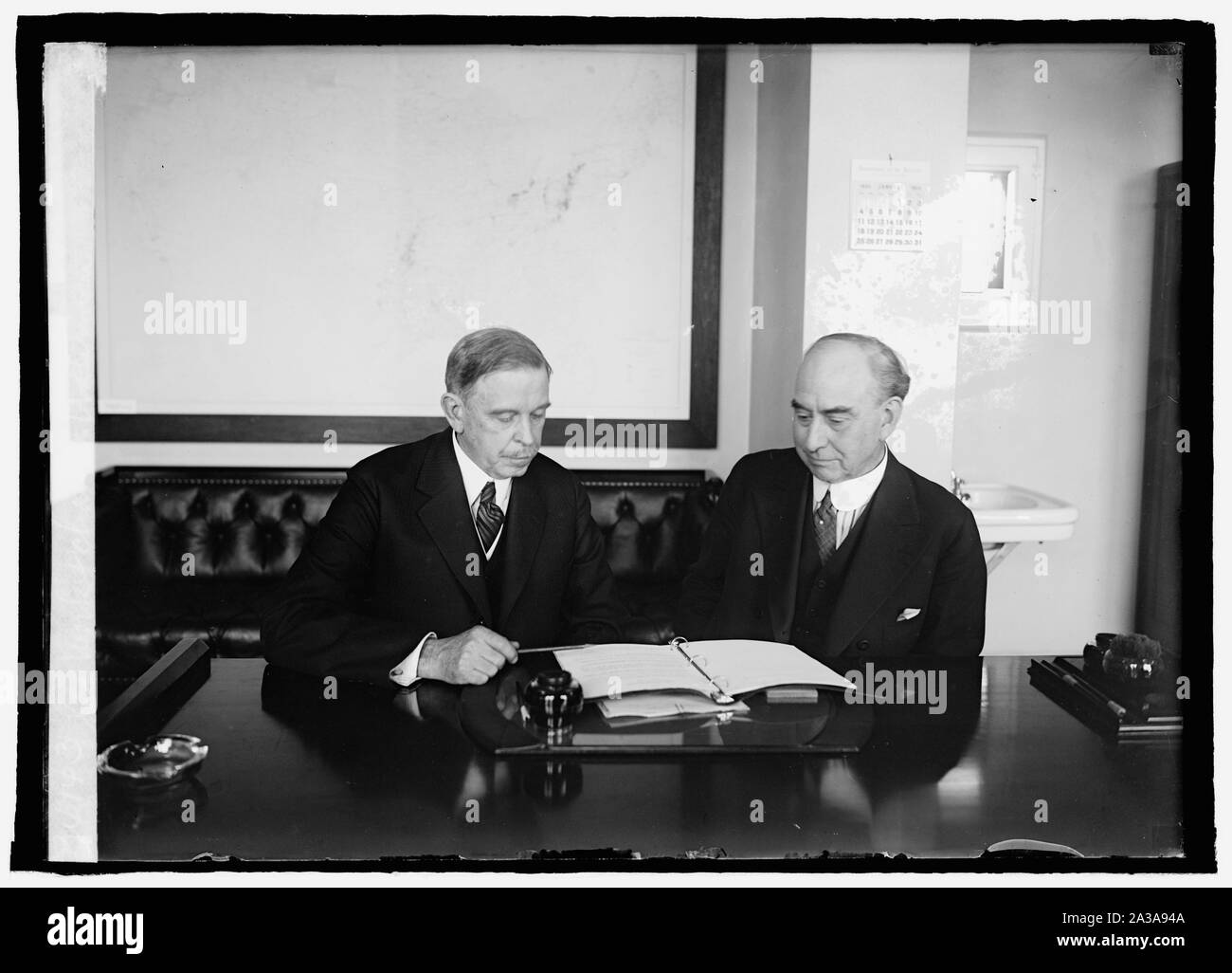 Sec. Lavoro & Chas. W. Waterman, [1/27/25] Foto Stock