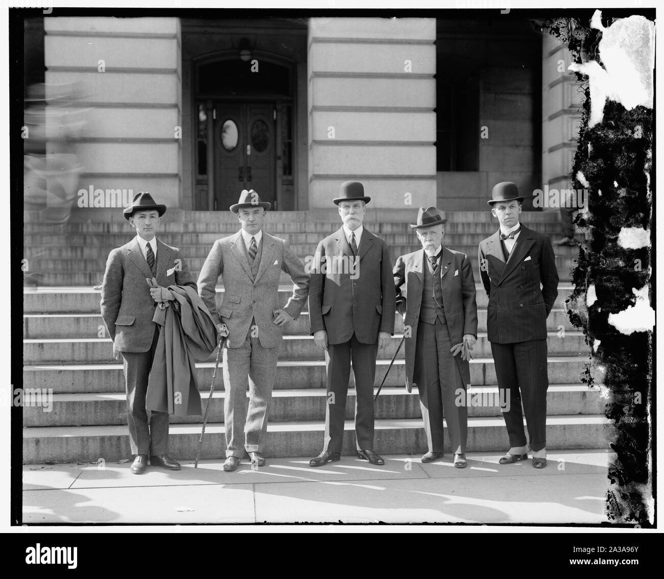 Sec'y Hughes e Segretari Foto Stock