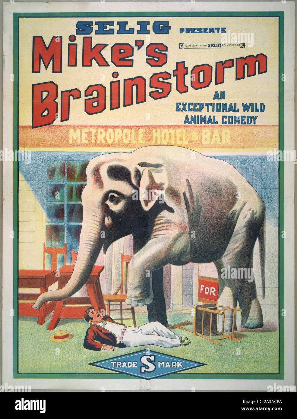 Selig presenta a Mike Brainstorm un eccezionale degli animali selvatici di commedia. Foto Stock
