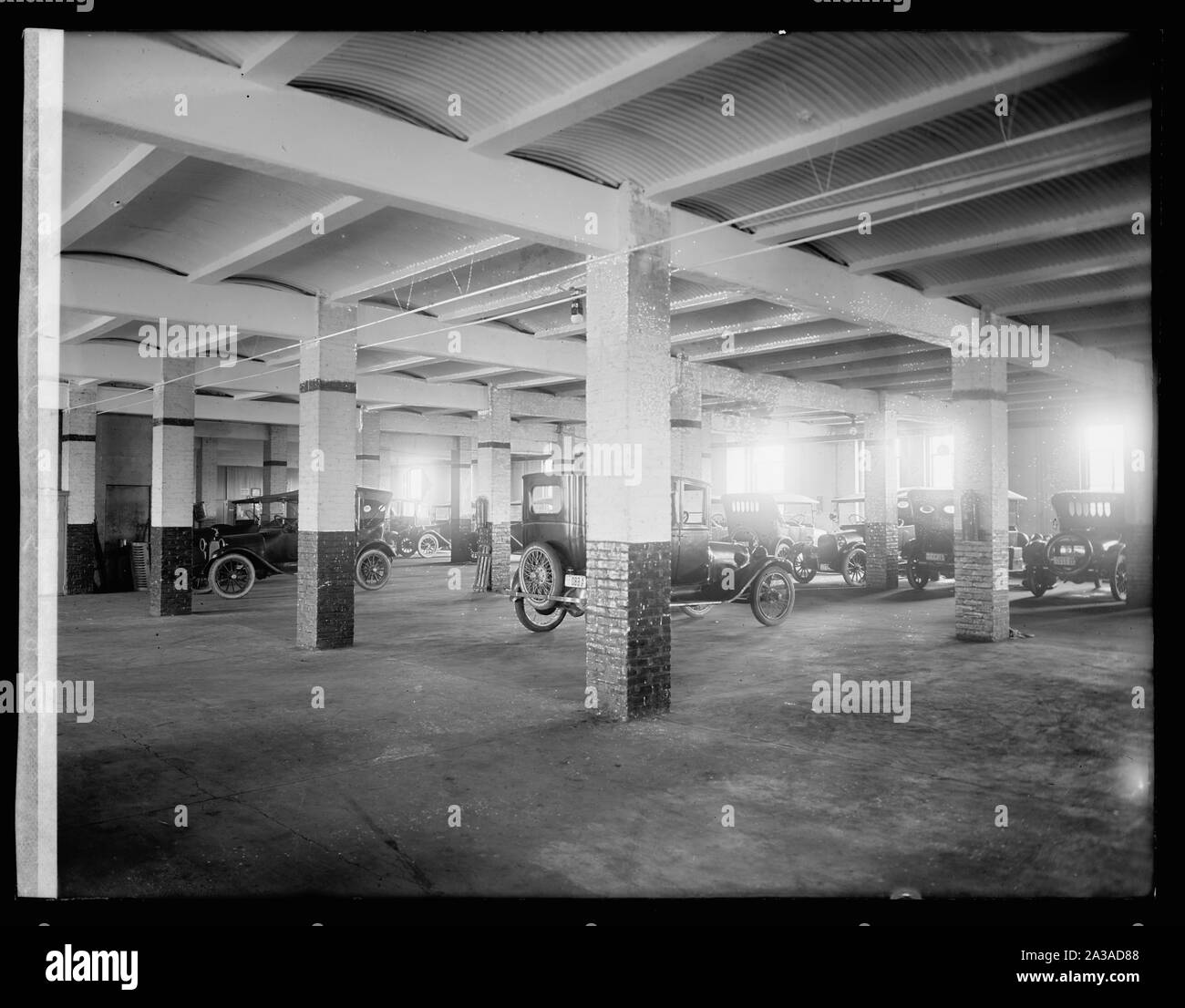 Semmes Motor Co., Unione garage interni Foto Stock