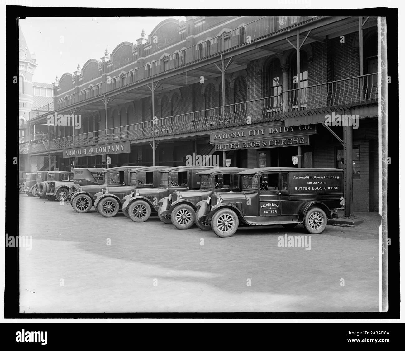 Semmes Motor Co., Nat. Città Dairy Co. camion Foto Stock