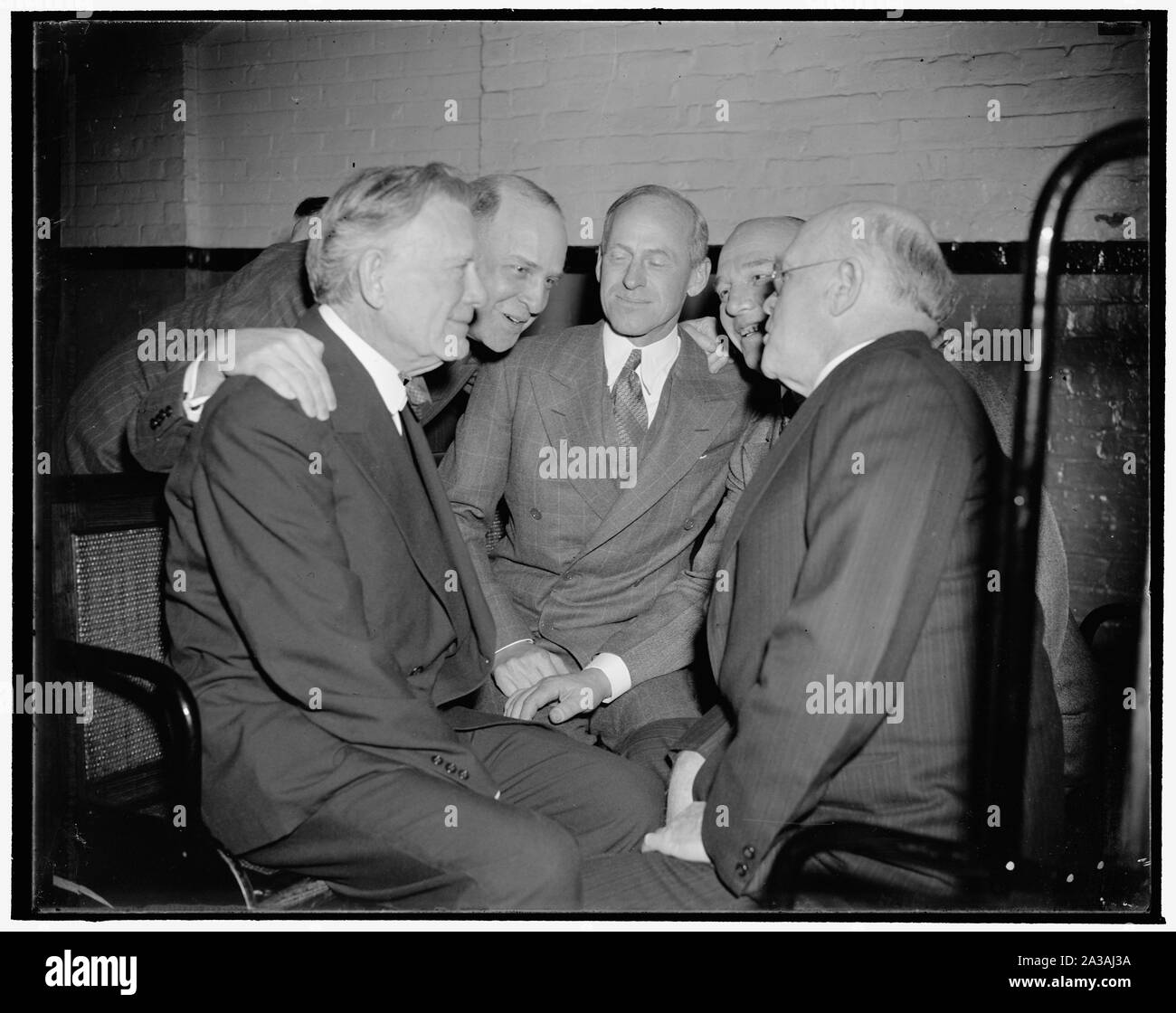 Il senatore William Borah e gruppo Foto Stock