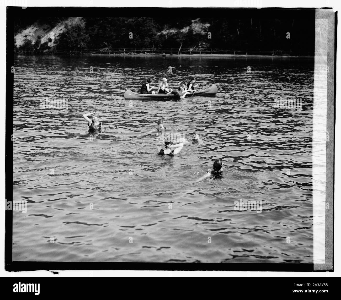 Sherwood aziende agricole [cioè, foresta], canoismo Foto Stock