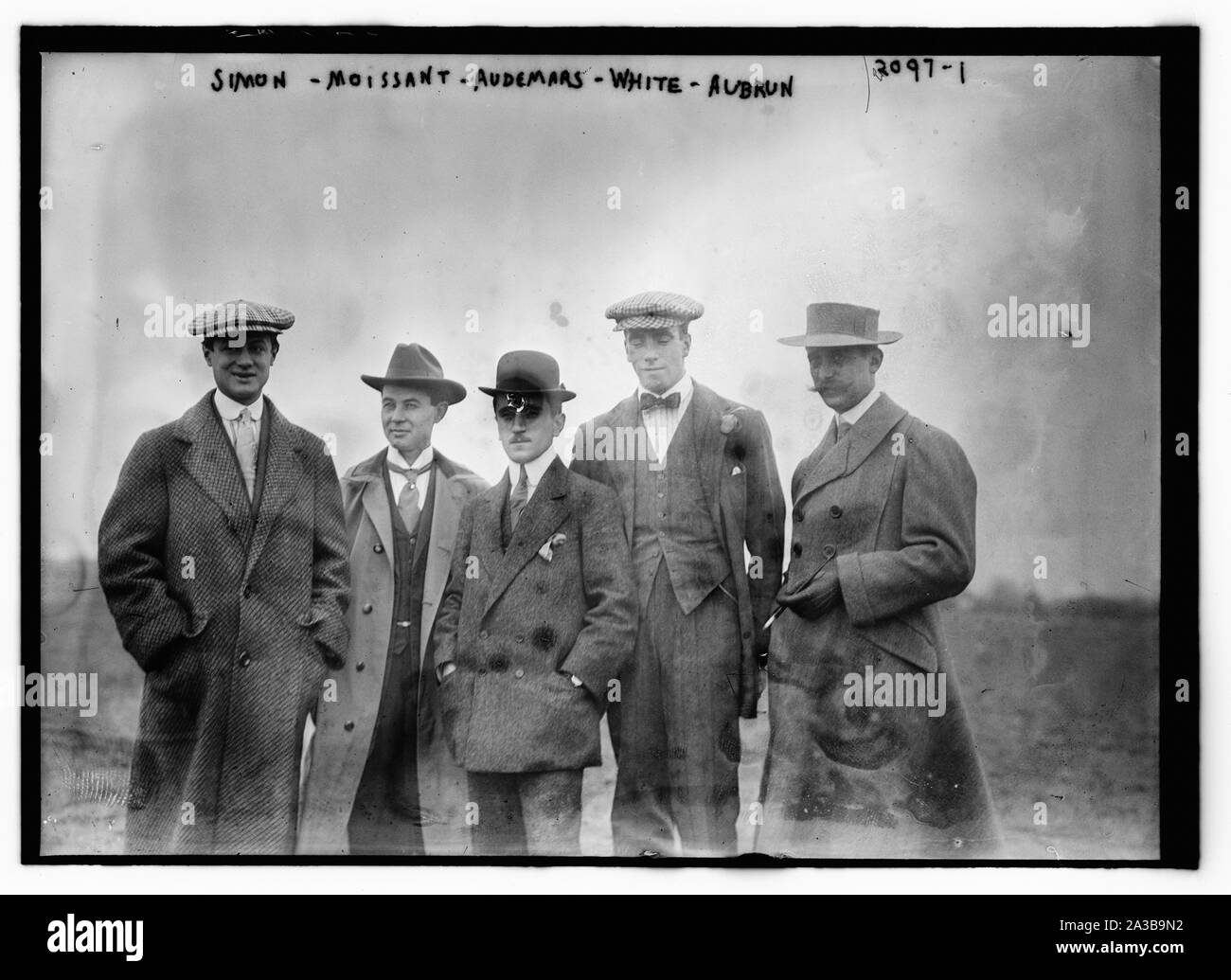 Simon, Moissant, Audemars, Bianco, Aubrun Foto Stock