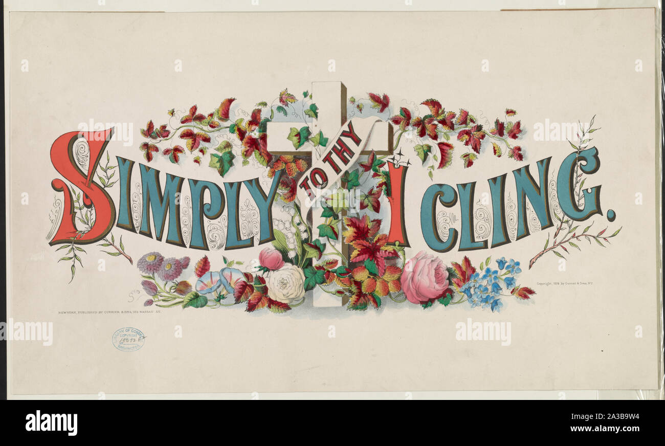 Semplicemente il tuo [croce] rimango fedele Foto Stock