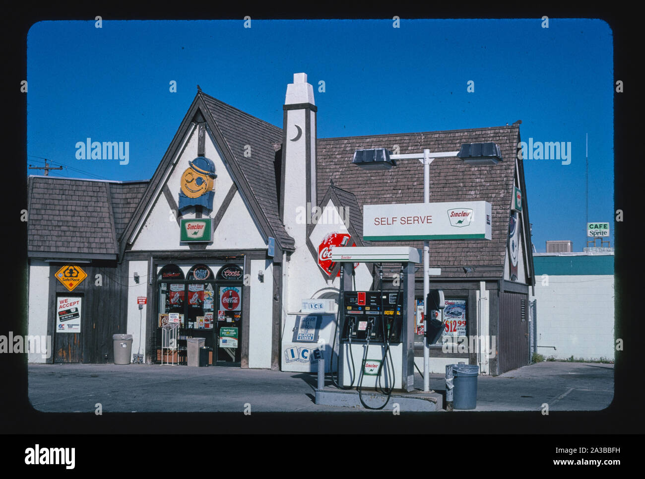 Sinclair Gas, American Falls, Idaho Foto Stock
