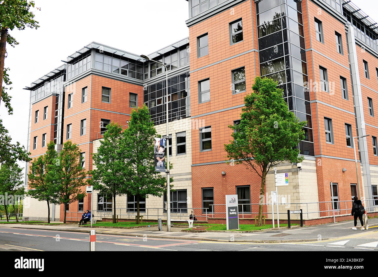 Brooke Building University of Central Lancashire a Preston Foto Stock