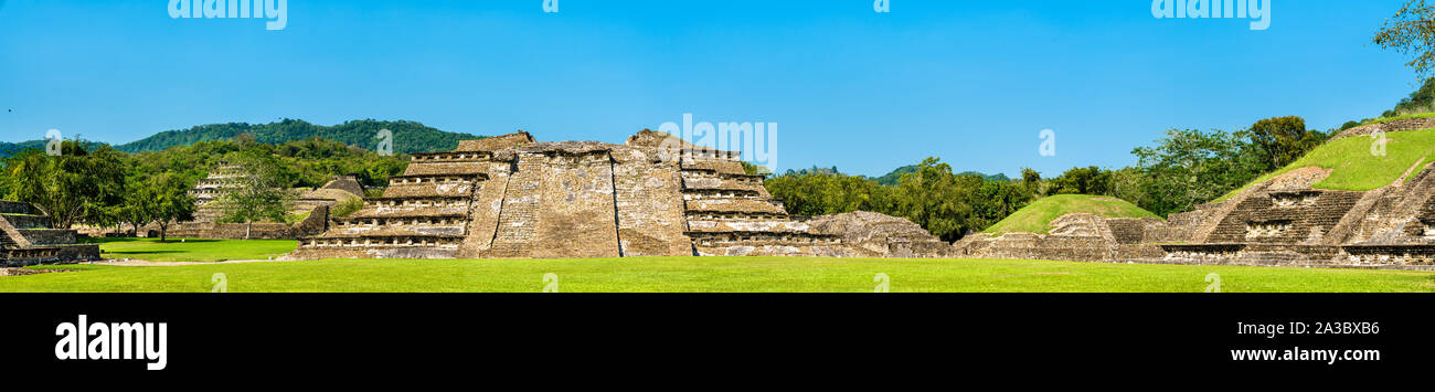 El Tajin, un pre-colombiano sito archeologico nel sud del Messico Foto Stock
