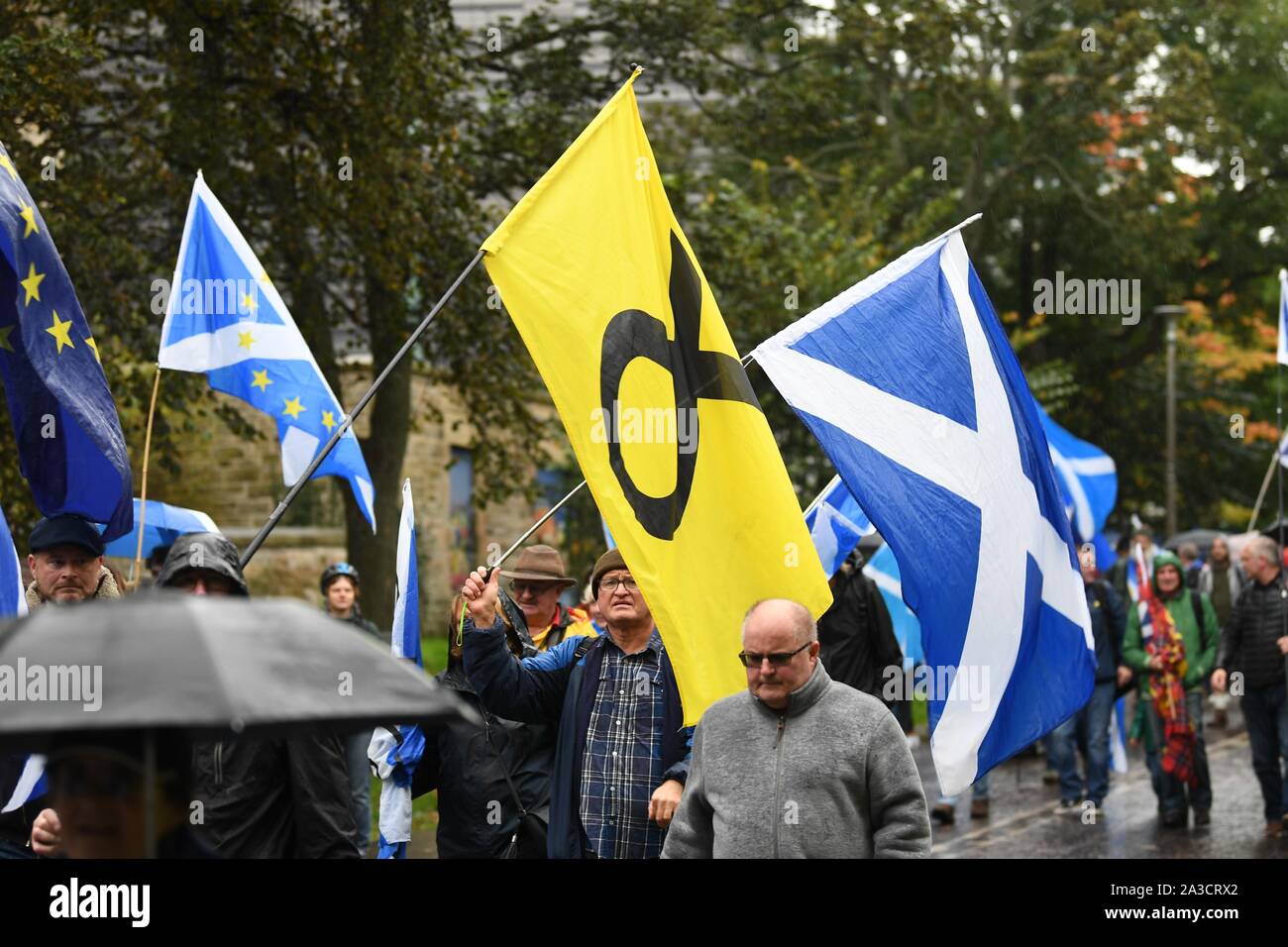 In marzo di indipendenza scozzese. AUOB Edinburgh 2019. Foto Stock