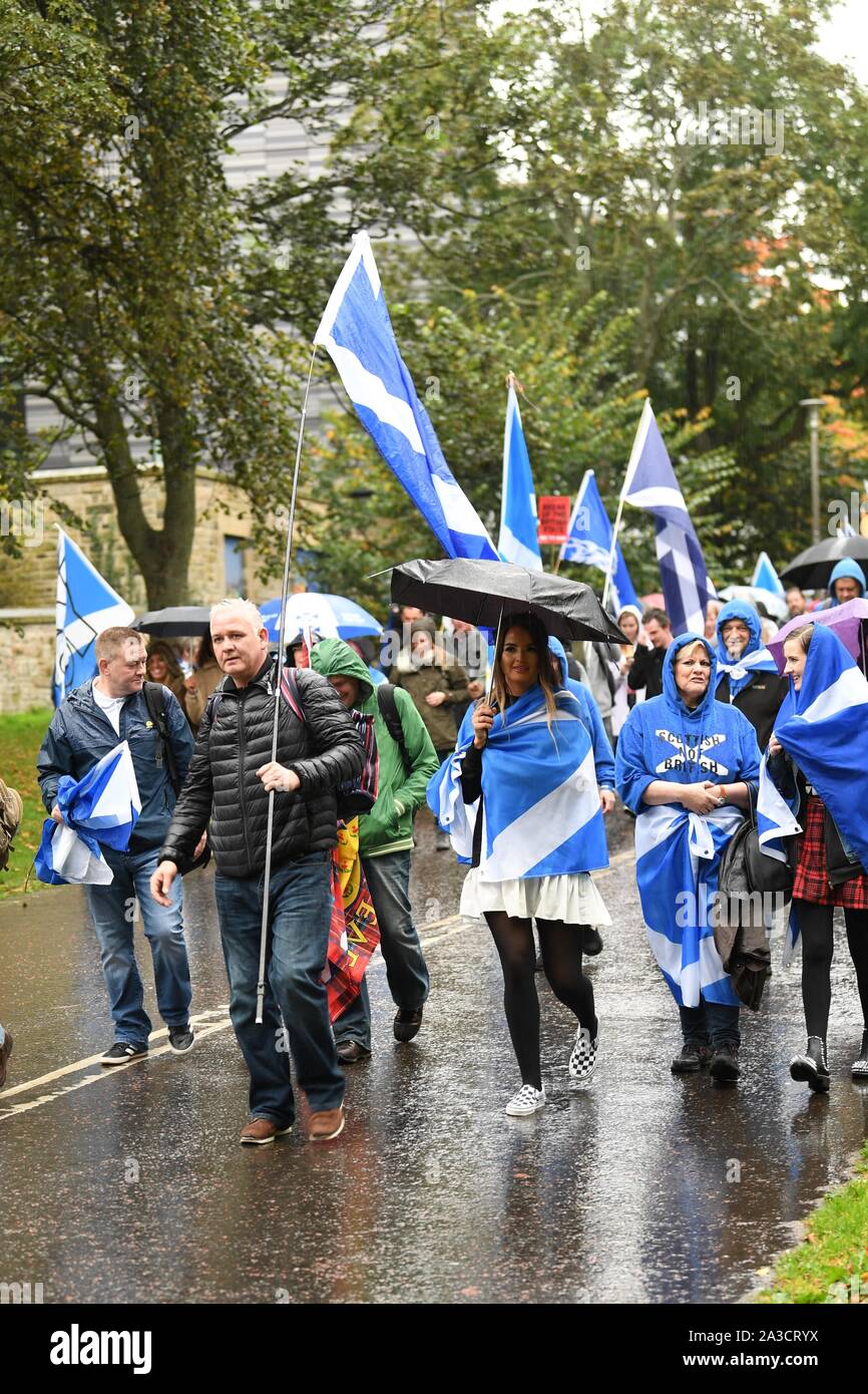 In marzo di indipendenza scozzese. AUOB Edinburgh 2019. Foto Stock